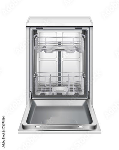 Dishwasher Open Door Composition
