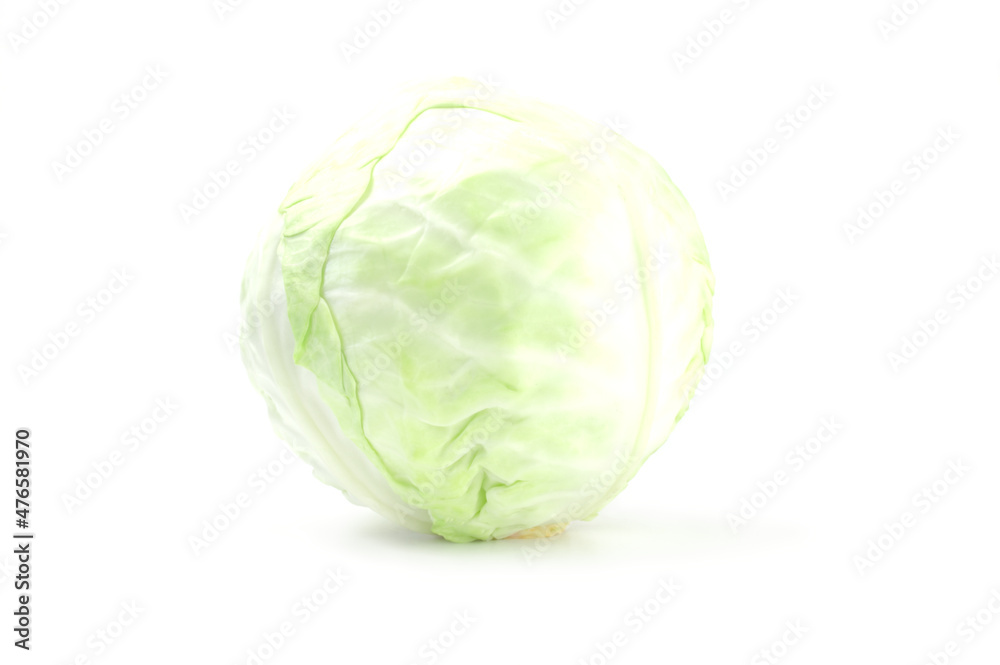 White cabbage on background. Isolated. White cabbage on background. Isolated.