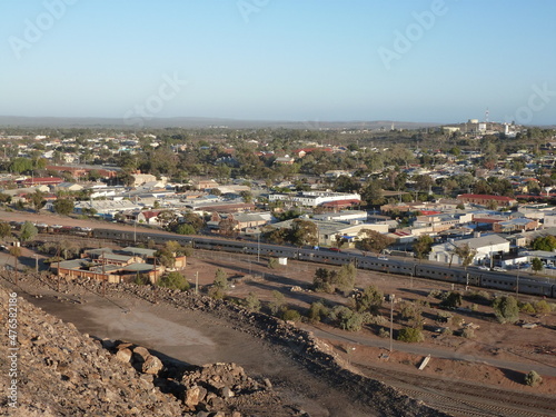 Daybreak scenic view on Broken Hill, New South Wales, Australia