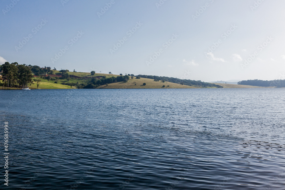 Sunshine shine on the lake