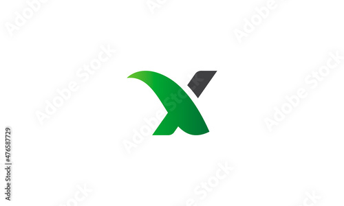 Free Download Letter X Alphabet Natural Green Icons – X Leaf Logo - GFXLoad