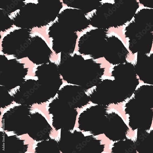 Abstract Brush Fur Seamless Pattern