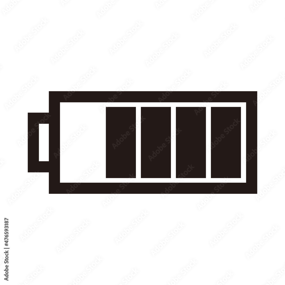 battery icon vector symbol sign battery icon vector symbol sign