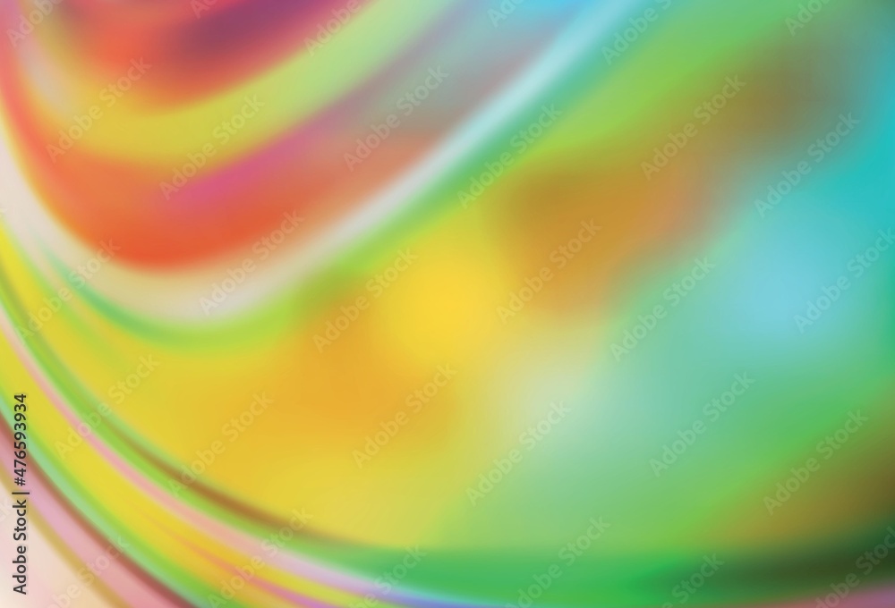 Obraz premium Light Blue, Yellow vector blurred and colored pattern.
