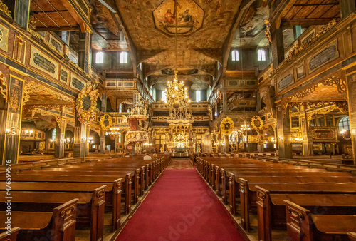 Swidnica, Poland - finished in 1656 and a Unesco World Heritage Site, the Church of Peace in Swidnica is a wooden masterpiece. Here in particular the interiors