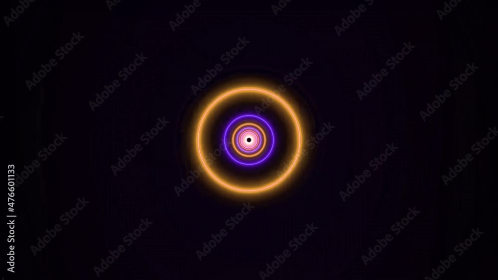 Glowing circle zoom in tunnel background animated on black background, Brown purple color neon circle zoom in tunnel background Glowing circle zoom in tunnel background animated on black background, Brown purple color neon circle zoom in tunnel background