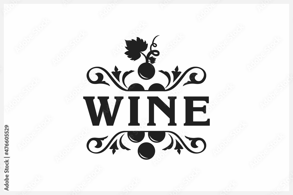 wine, badge, retro, vintage, western, country, emblem, label, masculine, old, typography, lettering, rustic, seal, sign, stamp