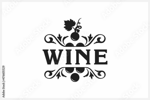 Obraz na płótnie wine, badge, retro, vintage, western, country, emblem, label, masculine, old, typography, lettering, rustic, seal, sign, stamp w salonie