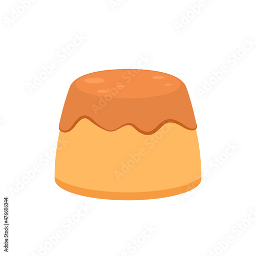 Pudding vector. symbol. pudding logo design.