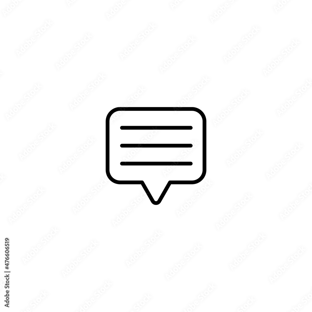 Chat, comment, messenger icon. Drawn by hand with a brush. Grunge texture. Vector illustration EPS 10 Chat, comment, messenger icon. Drawn by hand with a brush. Grunge texture. Vector illustration EPS 10