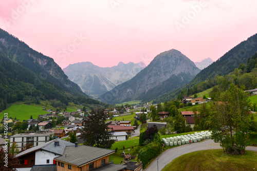Brand im Brandnertal in Vorarlberg   sterreich 