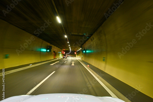 Pfändertunnel auf der Autobahn A 14 bei Bregenz, Fahrtrichtung Deutschland © Ilhan Balta