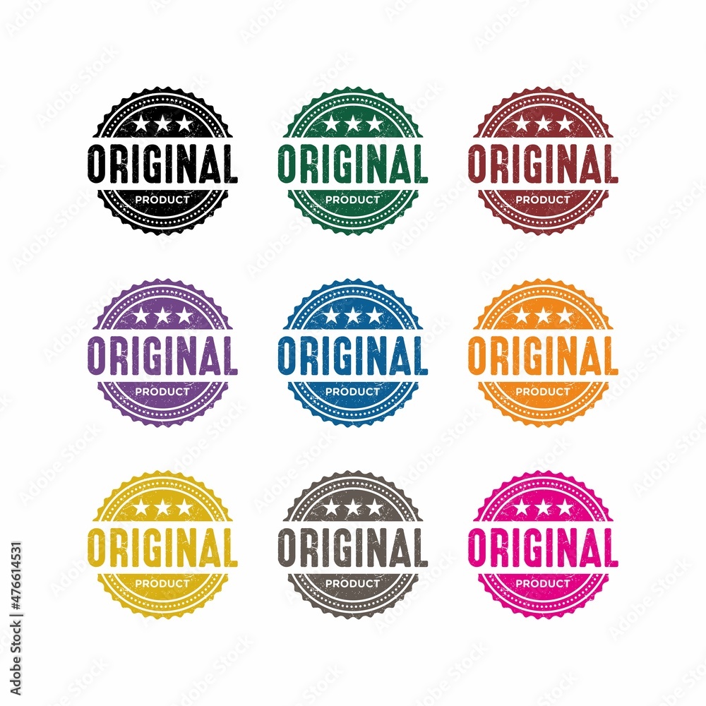Original product stamp logo