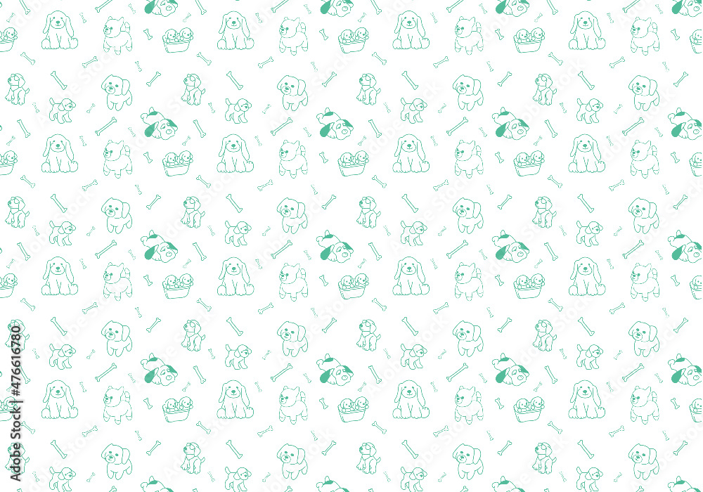 plush dog seamless pattern designs plush dog seamless pattern designs