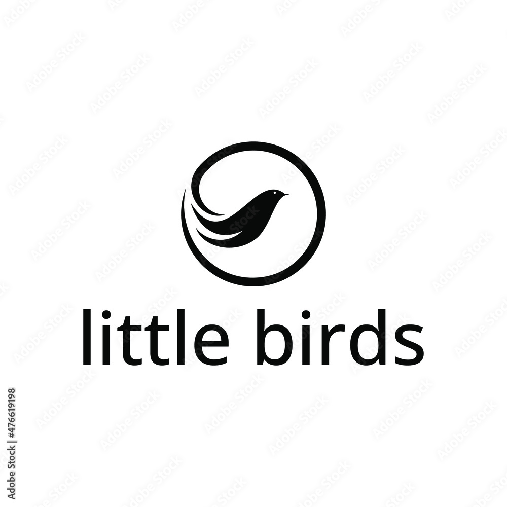 Little Bird Social Logo Design Inspiration Vector Illustration Little Bird Social Logo Design Inspiration Vector Illustration