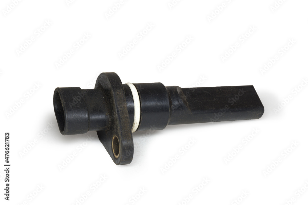 vehicle speed sensor, isolated on white background, with clipping path vehicle speed sensor, isolated on white background, with clipping path