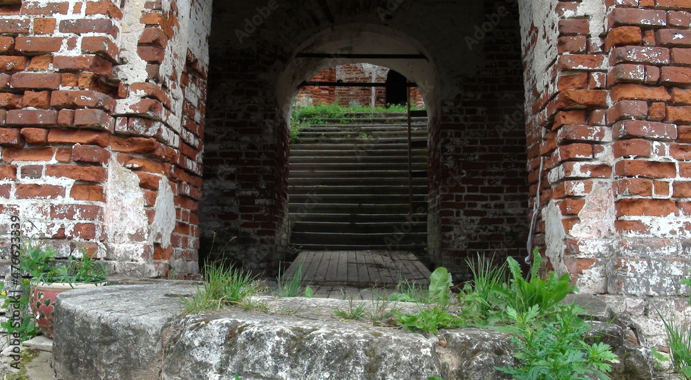 abandoned stairs