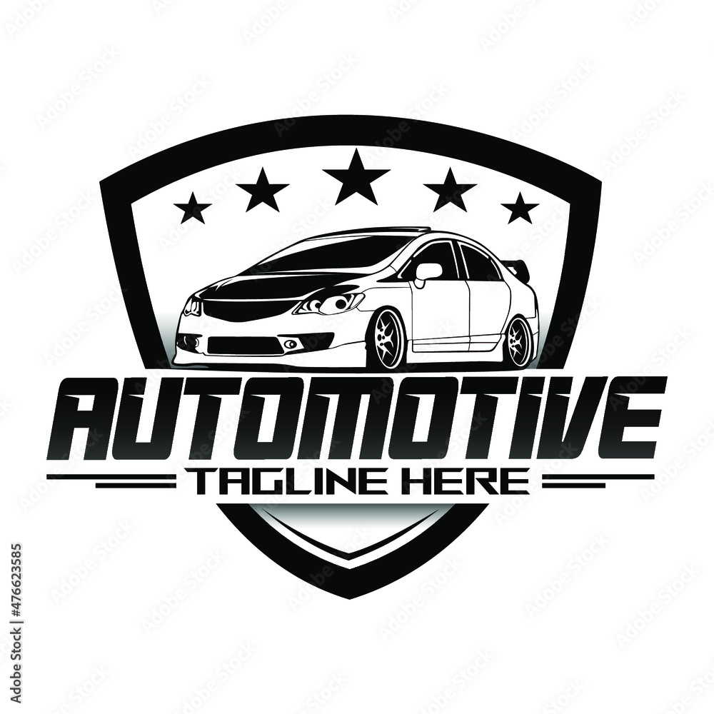 Car logo graphic design template vector Stock Vector Adobe Stock