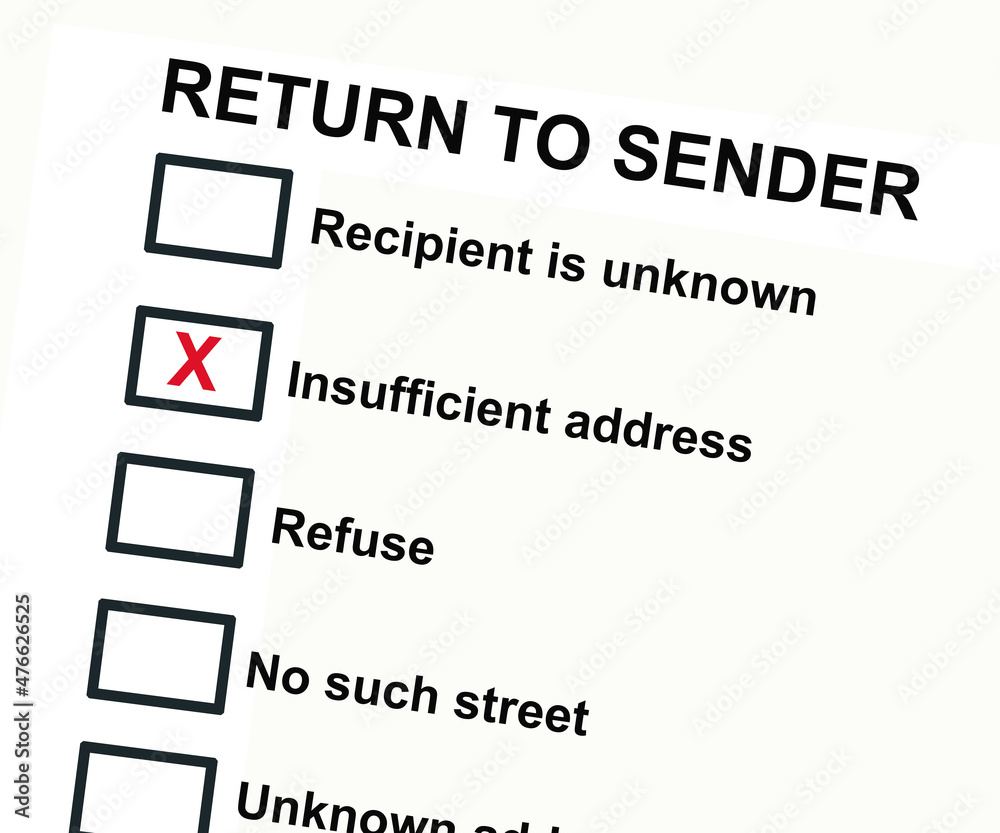Return to sender