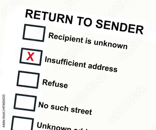 Return to sender photo