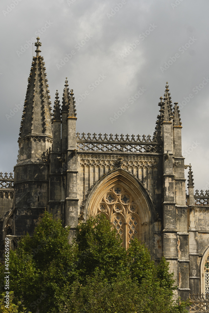 the Church of Santa Maria da Vitória in the Batalha Monastery  in Batalha, Portugal