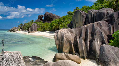 Anse Source d’Argent Beach in La Digue, Seychelles