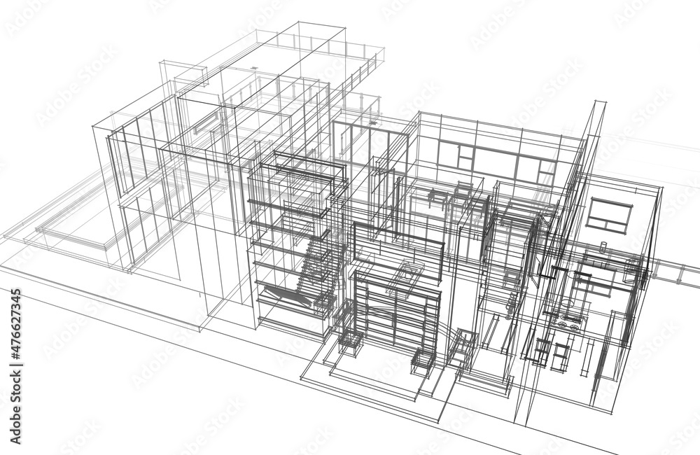 3d model of house