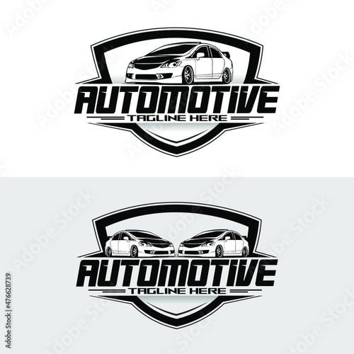 Car logo graphic design template vector