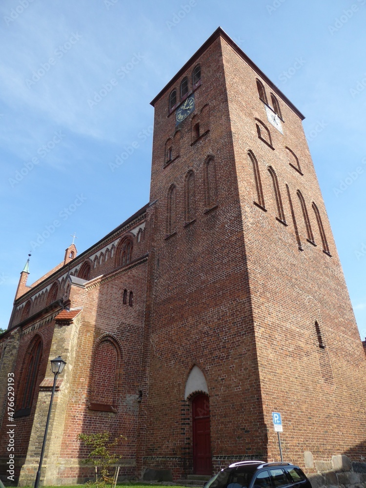 Saint-Georgen-Church in Waren, Mecklenburg-Western Pomerania, Germany
