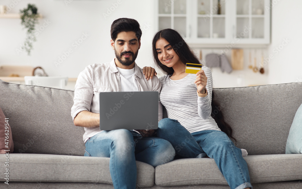 Shopaholic and shopping together in online store at home, sale and covid-19 outbreak Shopaholic and shopping together in online store at home, sale and covid-19 outbreak