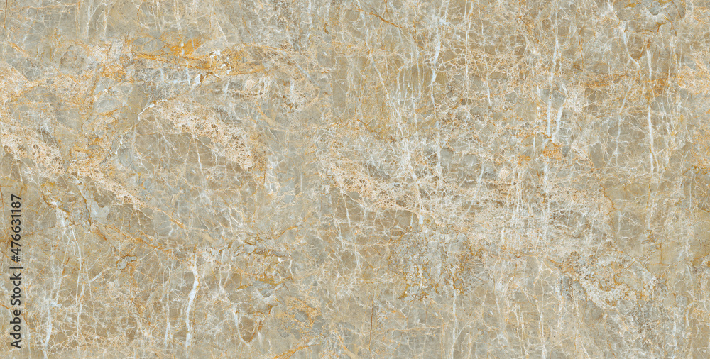 Fototapeta premium emprador marble finish in brown color natural texture in yellow vines design
