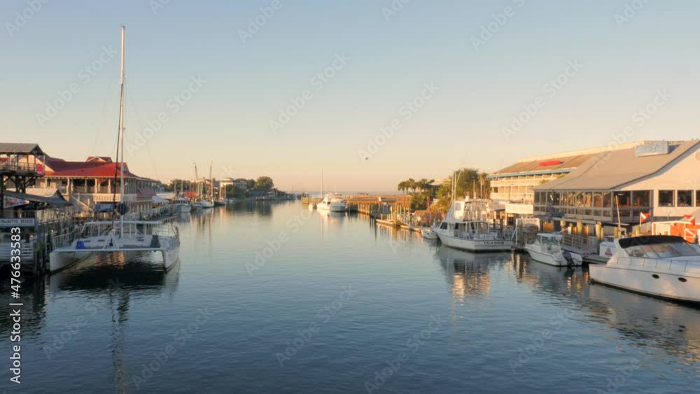 Coastal creek in the morning