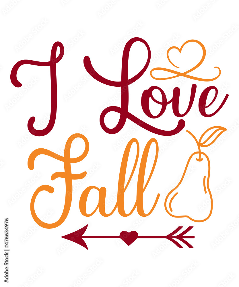 Obraz premium Fall Svg Bundle, Fall Quote Svg Eps Dxf Png PDF Cutting Files For Silhouette Cameo Cricut, Autumn Svg , Pumpkin Spice SVG, Thankful Svg