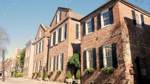Old historical homes in Charleston