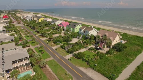 Luxury homes by a marsh and beach