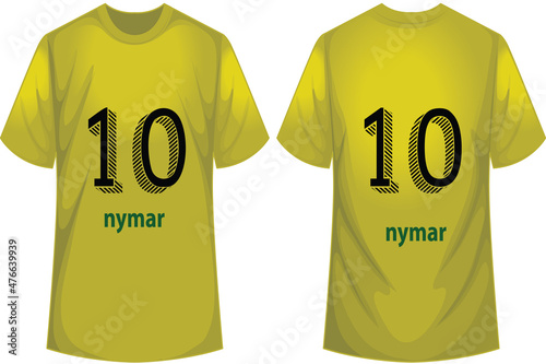 t shirt isolated on white