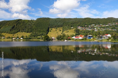 Summer lake in Norway