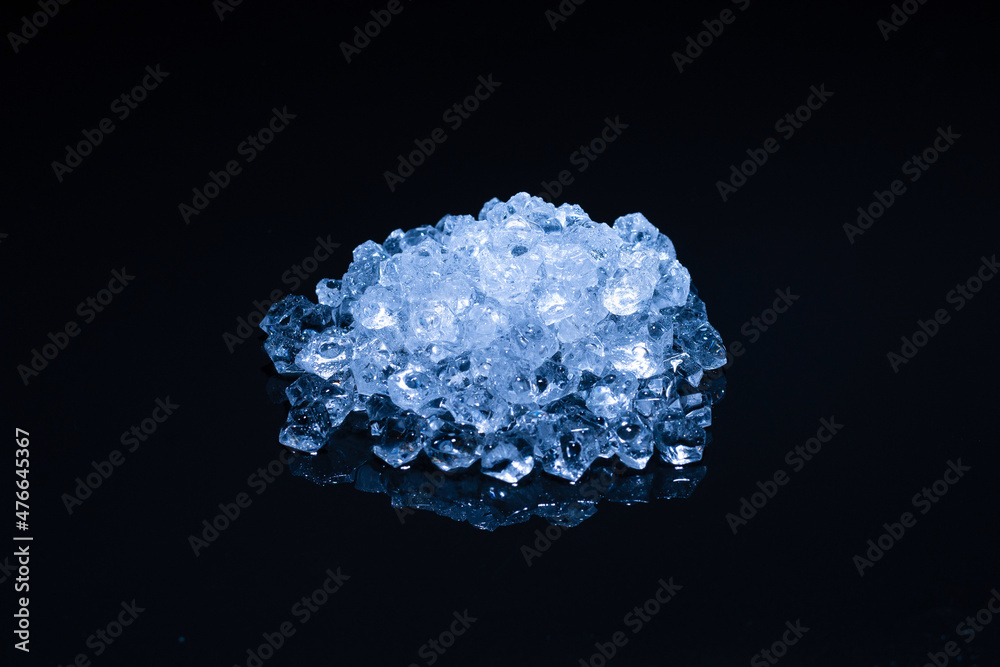 Ice crystal cubes, space for text or design. Ice crystal cubes, space for text or design.