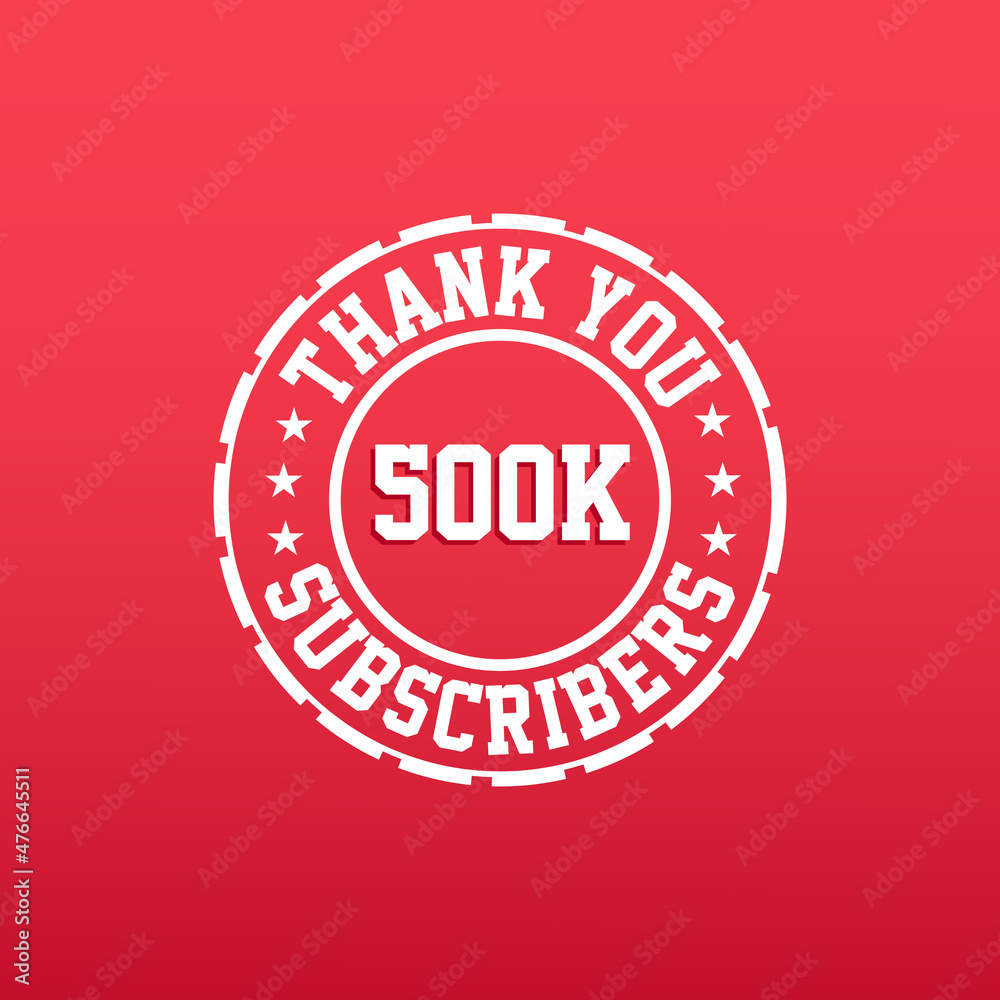 Thank you 500k Subscribers celebration