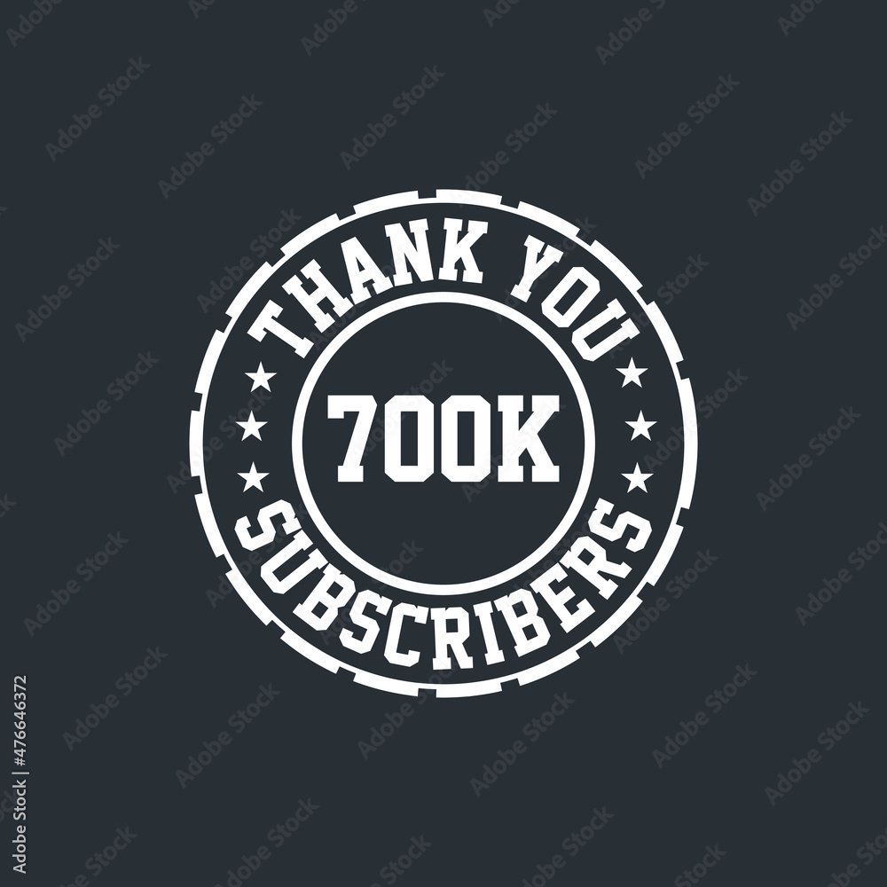 Thank you 700k Subscribers celebration