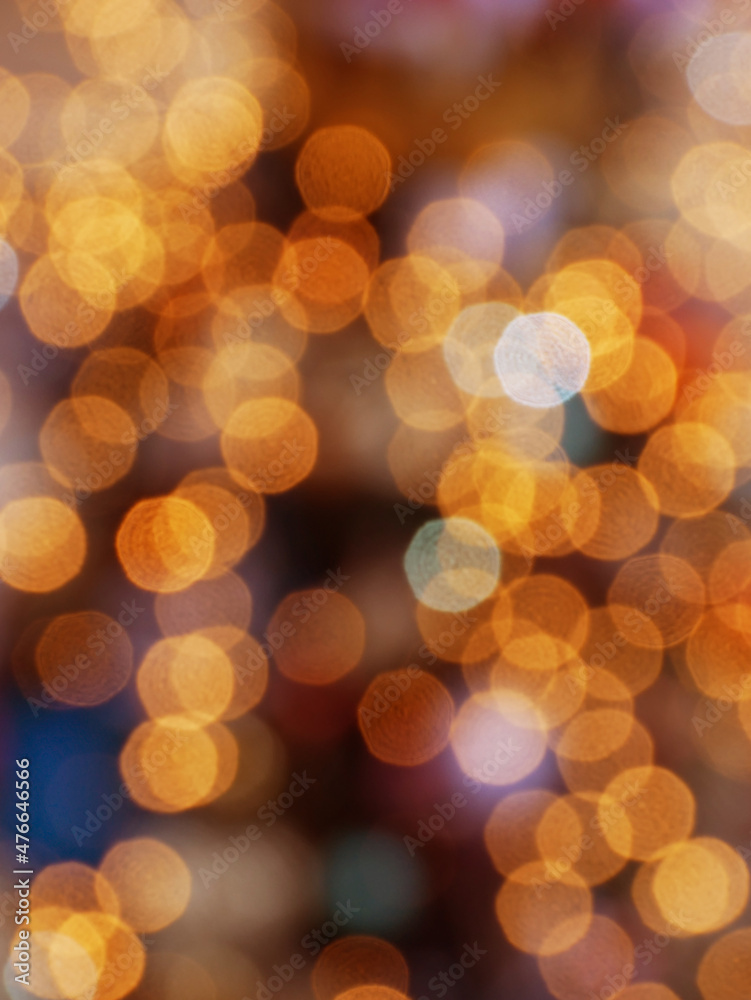 Festive bokeh illumination of electric lanterns. Festive bokeh illumination of electric lanterns.