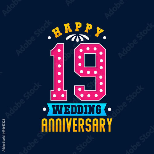 Happy 19th Wedding Anniversary celebration