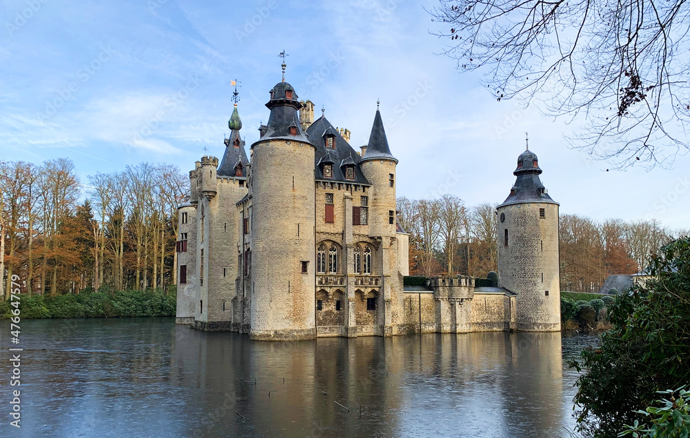 Castle of Vorselaar, Castle De Borrekens, Vorselaar, Belgium.