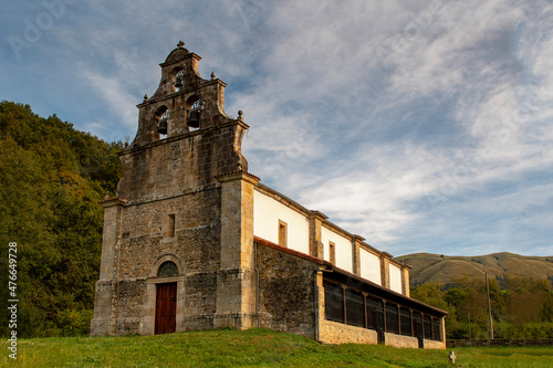 Roman Church of our Lady of Valvanus in Selaya. photo