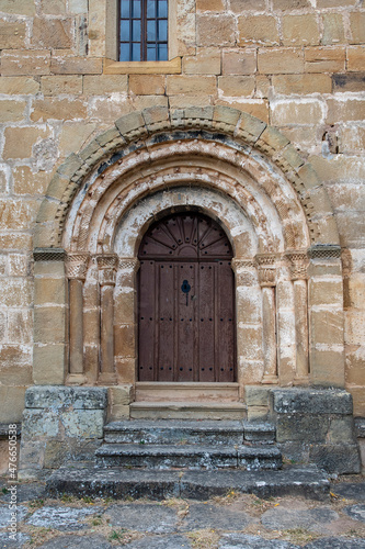 Romanesque church of San Pedro in Ruijas de Valderredible. photo