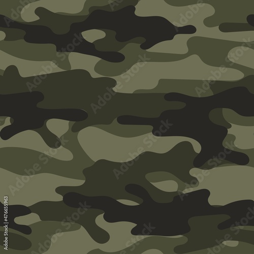 military camouflage. vector seamless print. army camouflage for clothing or printing