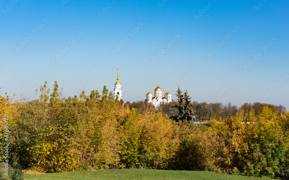 Obraz premium Architecture of the city of Vladimir, part of the Golden Ring, Russia.