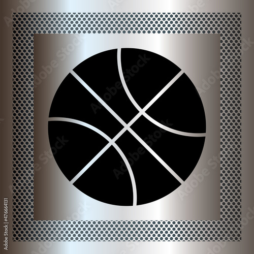 Logo ballon basket.