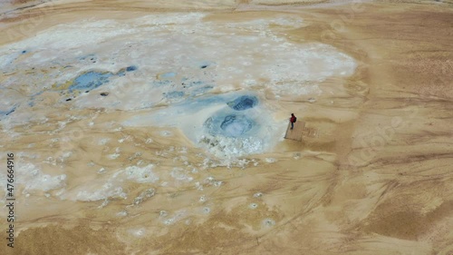Hverir, geothermal area in Iceland