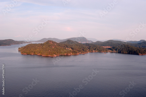 Stanley Point and Port Washington, North Pender Island Aerial Photographs, British Columbia, Canada. photo